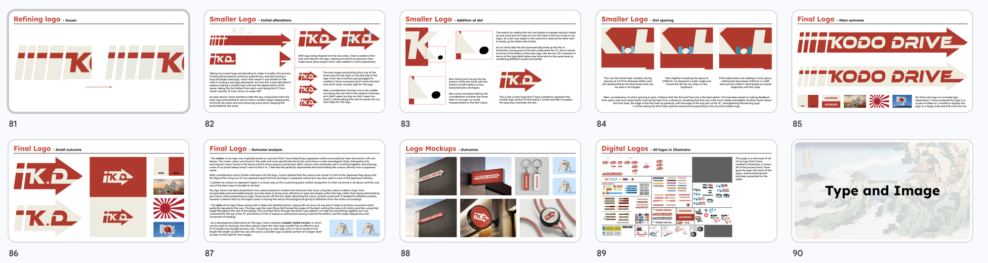 Kodo Drive — logo process 4