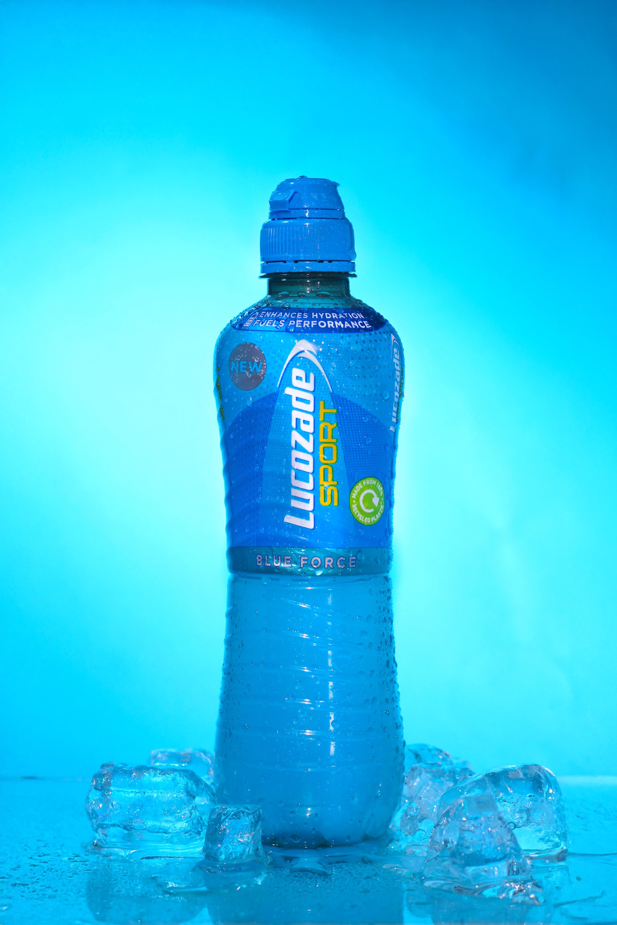 Lucozade Sport — TRY NEW Blucozade poster