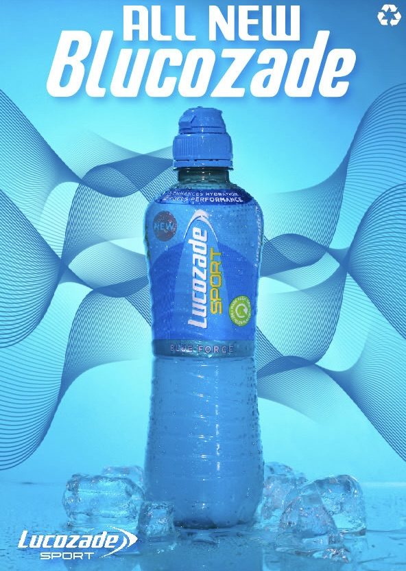 Lucozade Sport — Replaces Lost Energy poster