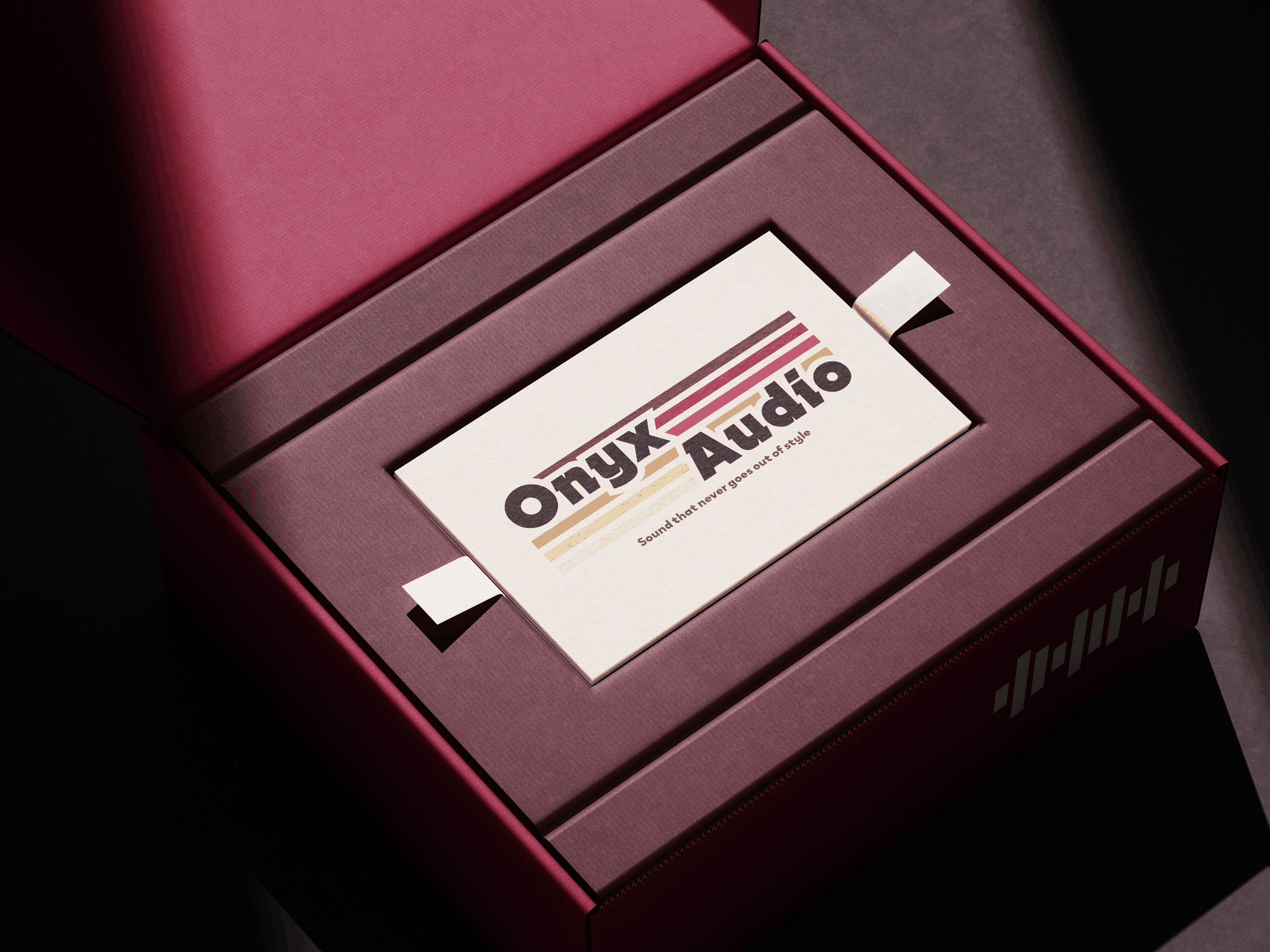 Onyx Audio — business card front